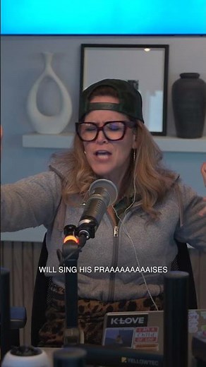 What happens when the K-LOVE Morning Show is off-air? Amy breaks into a full choir solo. 🎶