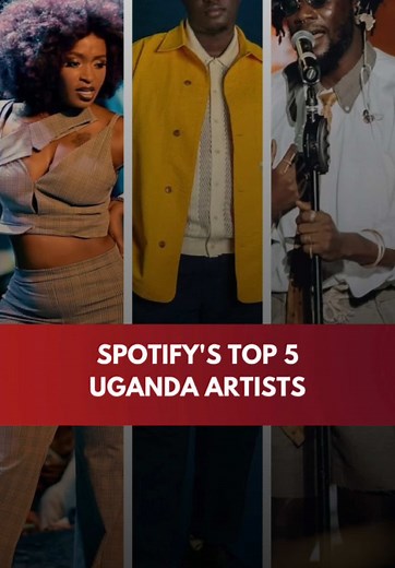Top 5 Most-Streamed Ugandan Artists on Spotify