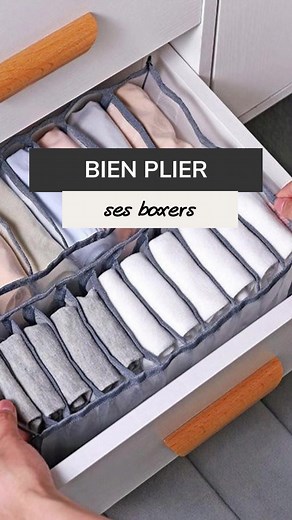 Plier ses boxer. . . . . . . #organisation #rangement #organiser #plier #rangementchambre #rangementcuisine #rangementdeco #rangementbebe #trier #vetement #vetements #slowfashion #appartementparisien #minimaliste #minimalisme #moins #zerodechet #rangementmaison #rangementmakeup | KLOZ
