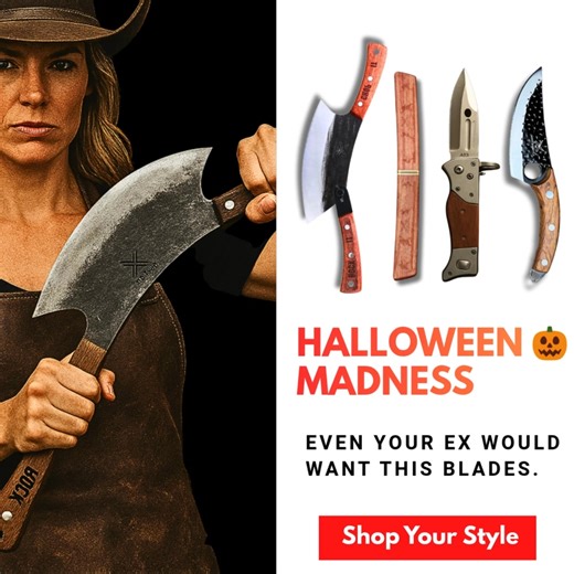 16 reactions | ★ Halloween is Coming - Are You Ready? ★ ✔ Up to 75% OFF ✔ FREE Leather pouches with every knife purchase | Thecavemanstyle | Facebook