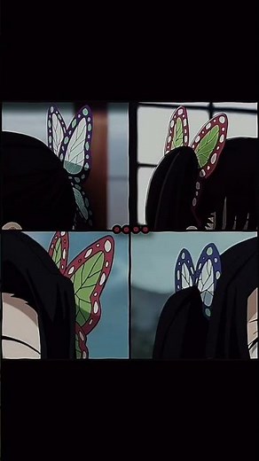 {Butterfly hair clip}🎀🦋#demonslayer #animation #anime #kimetsunoyaiba #shinobu