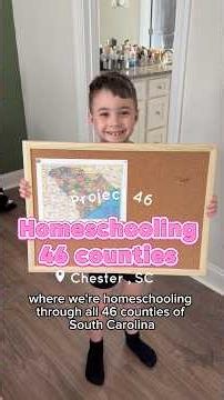 Project 46 - homeschooling through all 46 counties of South Carolina #homeschooling #travelvlog