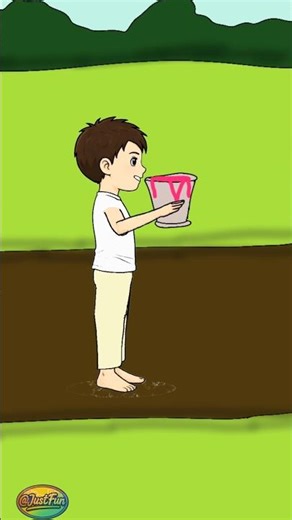 Holi 2D animation | Holi cartoon | Holi 2D animation cartoon #shorts #ytshorts