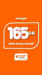 📞Pay $54/month with 165GB of data on our SIM Only 5G plan, when you're an Everyday Rewards member. Plus 10% off a monthly in-store Woolworths shop. Nice one. T&Cs apply. | Everyday Mobile from Woolworths