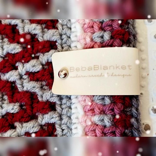 Do you use labels for your crochet projects? Pros and cons? Pattern -FIVE WISHES. It took me only 5 days to crochet the lap blanket! Isn't it amazing?! Such an easy, versatile and enjoyable pattern! BebaBlanket #crochet #crochetblanket #crochetaddict #crochetlove #mosaiccrochet #crocheter | BebaBlanket