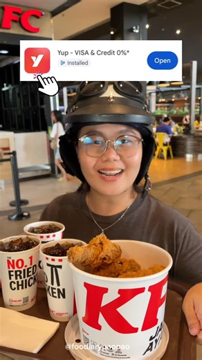 PAULA | JKT - BKS FOODIES on Instagram: "🍗 𝐁𝐈𝐆 𝐒𝐀𝐕𝐈𝐍𝐆 𝐀𝐋𝐄𝐑𝐓 𝐀𝐓 𝐊𝐅𝐂! 🚀 I’m grabbing my favorite bucket menu using Yup App and getting an instant promo—no hassle at all! NO HOAX, HOAX CLUB! Petook Group (5 Crispy Chicken, 3 Rice, 3 Coke) ONLY IDR 9K via apps YUP! NOW OR NEVER!🔥🔥 Here’s how you can enjoy it too 👇 1️⃣ Download the Yup App @thinkyup.id 2️⃣ Scan QRIS via Yup App directly (no need to ask the cashier) 3️⃣ Choose QRIS payment and follow the payment flow in the Yup