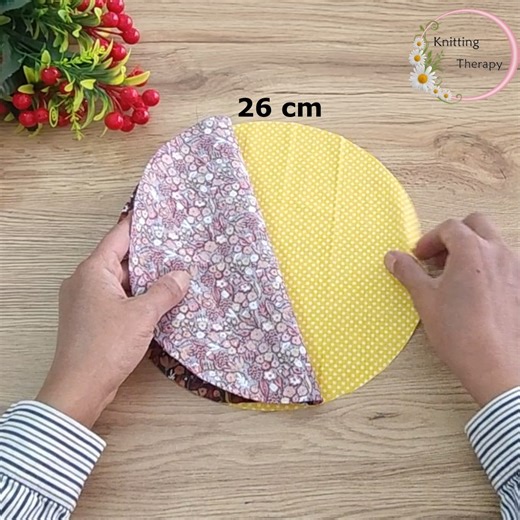 22K views · 202 reactions | Awesome  How to make a simple and useful mini coin purse with two pieces of circular fabric? | Knitting Therapy | Facebook