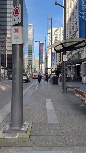 Downtown Vancouver Canada walking tour on march 2026