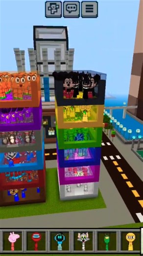 Colored Boxes 🌈🟥🟨 In Minecraft Pe Sprunki OC #minecraft #minecraftpe #sprunkioc #sprunki #animation