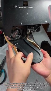 Watch a Shoe Stitching Machine Create Perfect Seams! #ShoeMaking #SewingMachine #Manufacturing Pro!