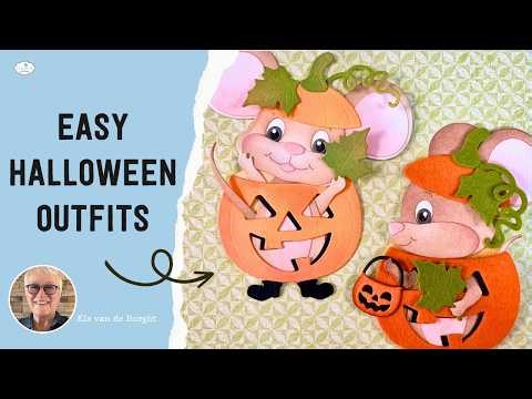 Make the Cutest Mouse Halloween Card the Easy Way!