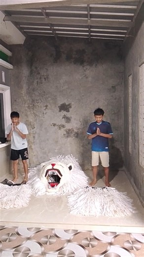 tutorial cara pakai kostum can macanan