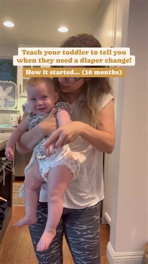 Here’s how to do it 👇 📲 bink in lio to take my frree class to help your toddler say more words! 🚨Disclaimer: I’m not saying that YOUR child needs to do this by 12 months. My daughter didn’t tell me 100% of the time. Awareness of pooping develops over time, I’m just adding language to what’s already happening. Try my strategy below to help your toddler of any age learn this skill! Want your baby or toddler to tell you when they make a poop!? Start with a gesture! Teach your child the gesture o