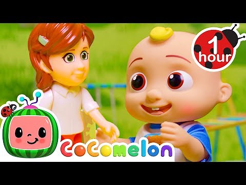 Yes Yes Playground Song - Toy Version | CoComelon Toy Play Learning | Nursery Rhymes for Babies