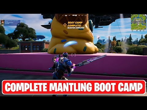 Complete the Mantling Boot Camp - Fortnite Recruit Training Quests