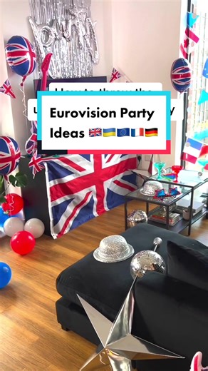 Eurovision Party Ideas! 🥳 Grab your flags, decorations and party outfits for Europe’s biggest party! #eurovision2023 #eurovision #eurovisionsongcontest #eurovisiontiktok #eurovisionparty #partythemes
