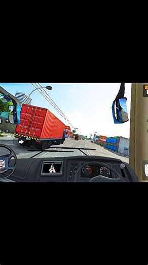 BUS SIMULATOR INDONESIA 😱 HARD DRIVING #shorts #busdriving