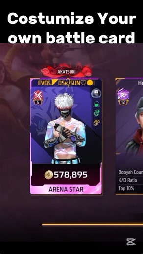 Costumize your own battle card in freefire 😱 #freefire #freefiremax #shortvideo #youtubeshorts