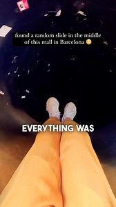 1.6M views · 7K reactions | Sliding Down a Random Slide   (beatriceant via BViral) #slide #barcelona #shoppingmall #shopping #mall | Brennan Rogers | Facebook