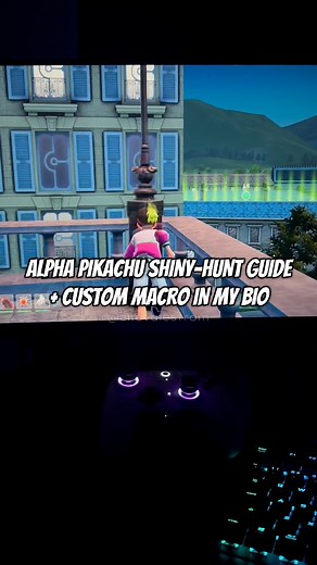 Getting ready for the DLC? ⚡️ Here’s the easiest way to hunt Shiny Alpha Pikachu! I literally got mine after less than 10 minutes! Custom macros in my bio. #pokemonlegendsza #pokemoncommunity #pokemon #gaming #reelschallenge | Elio Valestrom