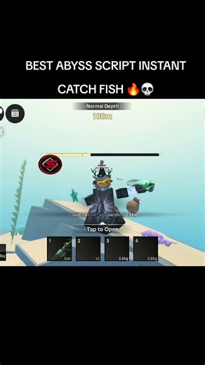 The Best ABYSS script instant catch fish #creatorsearchinsights #abyss #fyp #roblox #explore