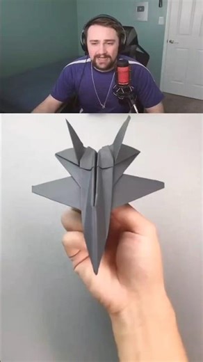 how to make a paper pilot 𝕛𝕖𝕥 🔥 #shortvideo #craft