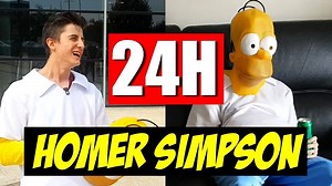 68K views · 2K reactions | J'ai Vécu une Journée (24H) dans la Peau d'Homer Simpson ! ^^ Cette Vidéo date de cet été donc hors Confinement ne vous inquiétez pas xD Dîtes moi si vous voulez plus de 24H et proposez moi des Personnages dans lesquelles passé une Journée ! ^^ Vidéo dispo en Entière sur ma Chaîne Youtube "JESSYMITATION" ici : https://www.youtube.com/watch?v=VNlgn2jIXbo | Jessy | Facebook