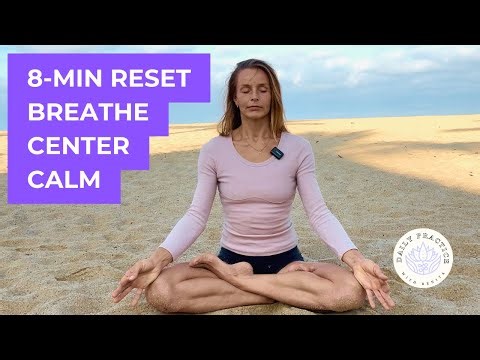 8-Minute Pranayama + Centering Meditation | Quick Reset for Calm, Focus & Energy