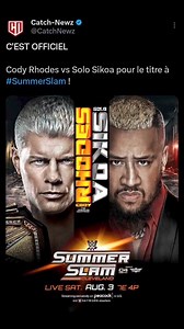 Nouveau match pour WWE SummerSlam ! | Catch-Newz