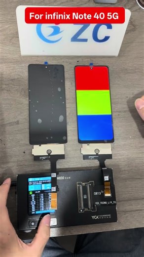 Infinix note 40 5G Screen test