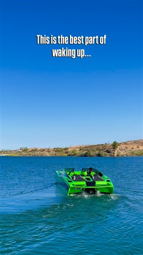 Coffee was suggested. Horsepower was chosen. Featuring a lime green & black 280W Python with a Mercury Racing 600 doing what caffeine wishes it could ☕➡️🏁 . . 📞 (909) 482-0047 💻 CobraPerformanceBoats.com 📍5109 Holt Blvd, Montclair CA 91763 #CobraPerformanceBoats #MorningAdrenaline #HorsepowerTherapy #280WPython #LakeLife | Cobra Performance Boats