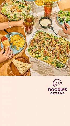 15K views | Forget the usual. Noodles Catering delivers an unforgettable spread of flavorful noodles, salads, and our legendary mac & cheese. | Noodles & Company | Facebook