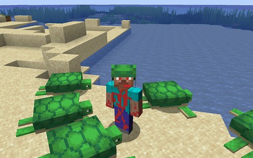 How to get turtle shells in Minecraft 1.18