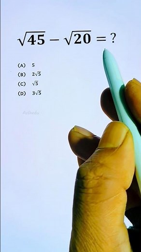 Subtraction of square root numbers #maths #simplification #subtraction #education