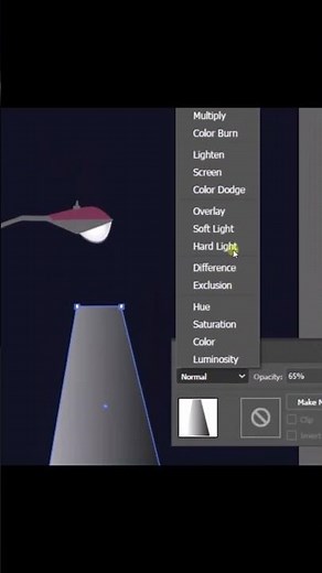 Adobe Illustrator - Add Light Effects to Light Pole in illustrator
