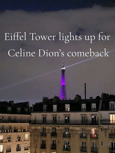 Celine Dion Comeback: Eiffel Tower Lights Up Paris