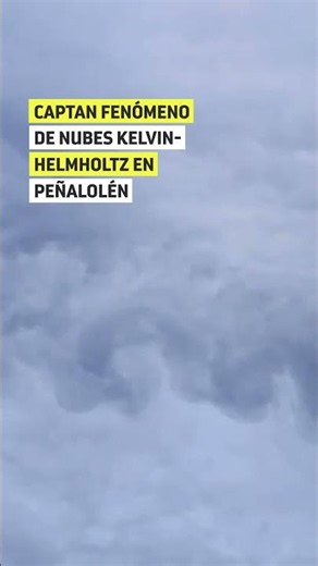 Fluctus cloud phenomenon