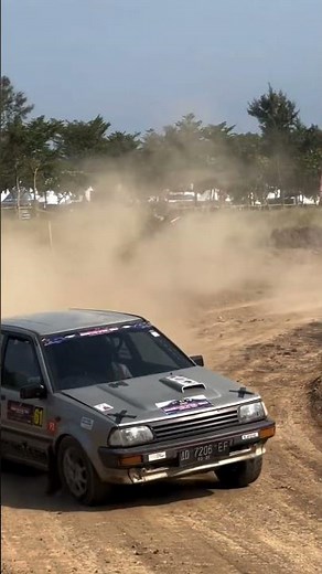 Toyota Starlet EP71 Turbo National Sprint Rally Round 5 Circuit POJ City Semarang Central Java