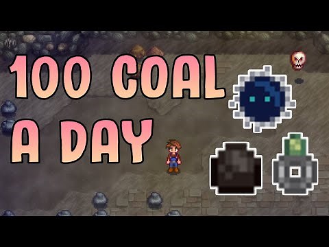How to Farm Coal (100 Per Day) [Stardew Valley]