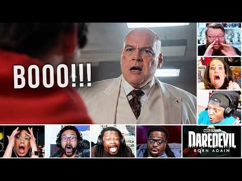 Reactors Reaction To Kingpin INSANE Vader-esque Hallway Scene | *Daredevil Born Again 2x8 Reaction*