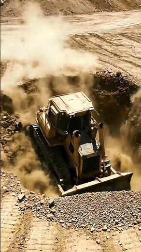Massive Bulldozer in Action! 🚜 Earthmoving Power