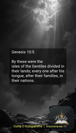 Genesis 10:5 | Daily Bible Verse 🙏
