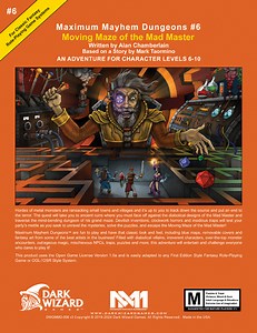Moving Maze of the Mad Master - Dark Wizard Games | DriveThruRPG