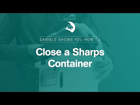How to Close a Sharpsmart Medical Waste Container | Daniels Health