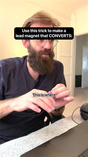 The best lead magnets don’t try to help everyone. They help SOMEONE really well. Generic offers attract browsers. Specific offers attract buyers. When your lead magnet promises a specific outcome for a specific industry, it instantly builds authority. You’re speaking directly to the person who’s been waiting for that exact solution. This clip is from one of our weekly group coaching calls inside The Freelancing Program, where freelancers bring their funnels and positioning, and we refine them to