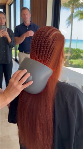 Her Hair Went Under One Arch and Came Out in Braids to Her Waist 🤖 The CLAC Is at the Ends #shorts