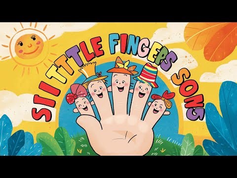 Five Little Fingers 👋 | Fun Finger Play Song for Kids