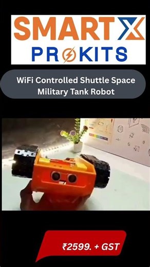 WiFi Controlled Tank Robot DIY Kit | Arduino NodeMCU Mobile App Control STEM Project for Students