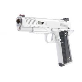 RWA Nighthawk Custom AGENT 2 Green Gas Airsoft Pistol - Cerakote Silver