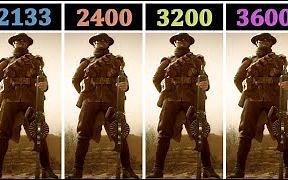 DDR4 2133 vs 2400 vs 3200 vs 3600 Mhz